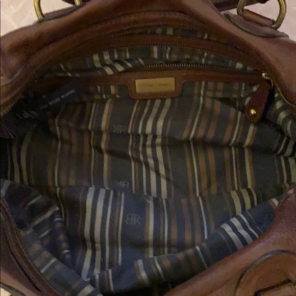 Banana Republic Cognac Leather Handbag - Picture 5 of 6